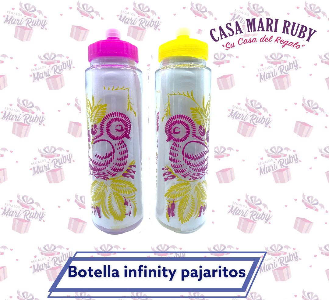 botella infinity pajaritos